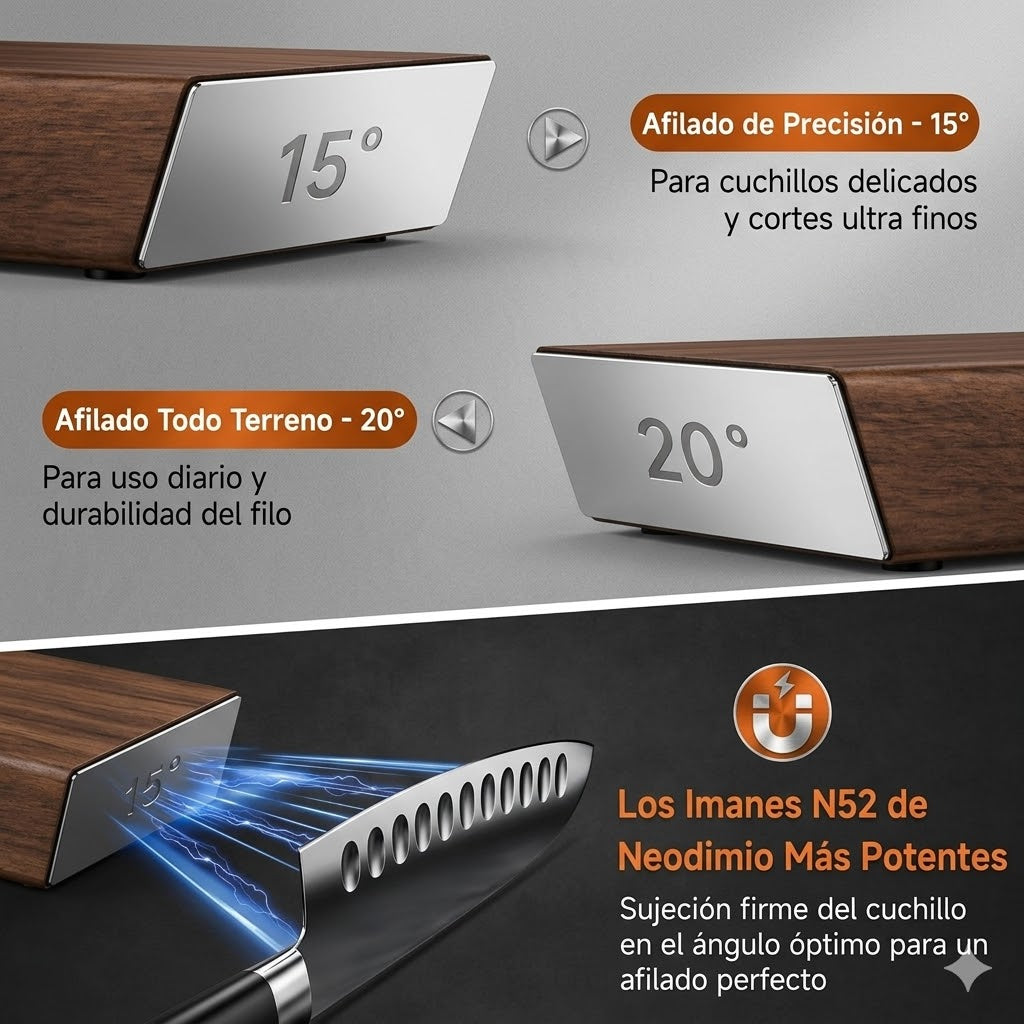 Afilador de Cuchillo Rodante de Doble Rectificado